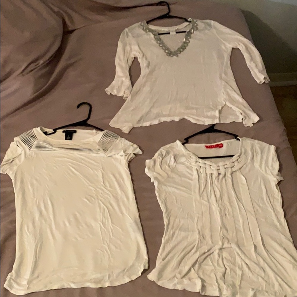 3 White Tops